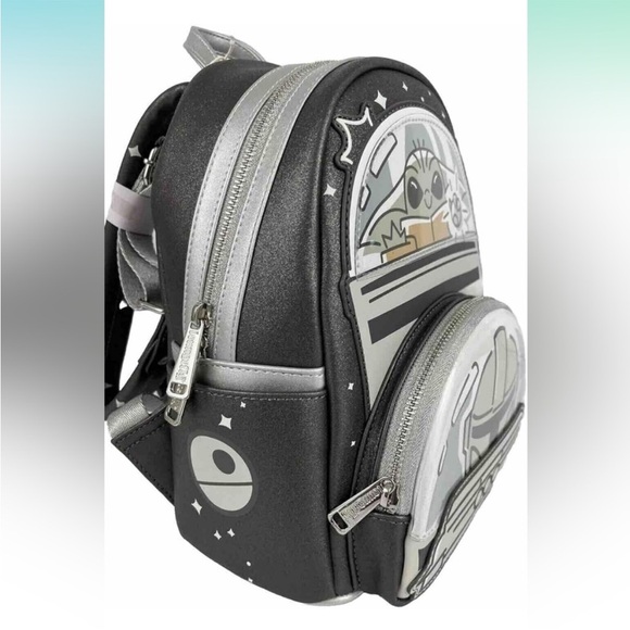 Disney Loungefly Mandolorian Grogu Baby Yoda Backpack - Picture 2 of 2